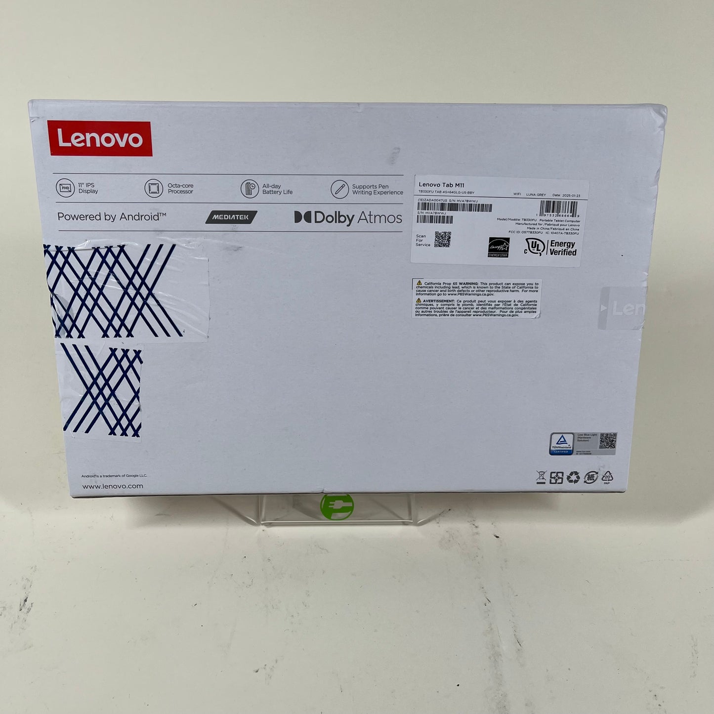 New WiFi Only Lenovo Tab M11 64GB Black TB330FU