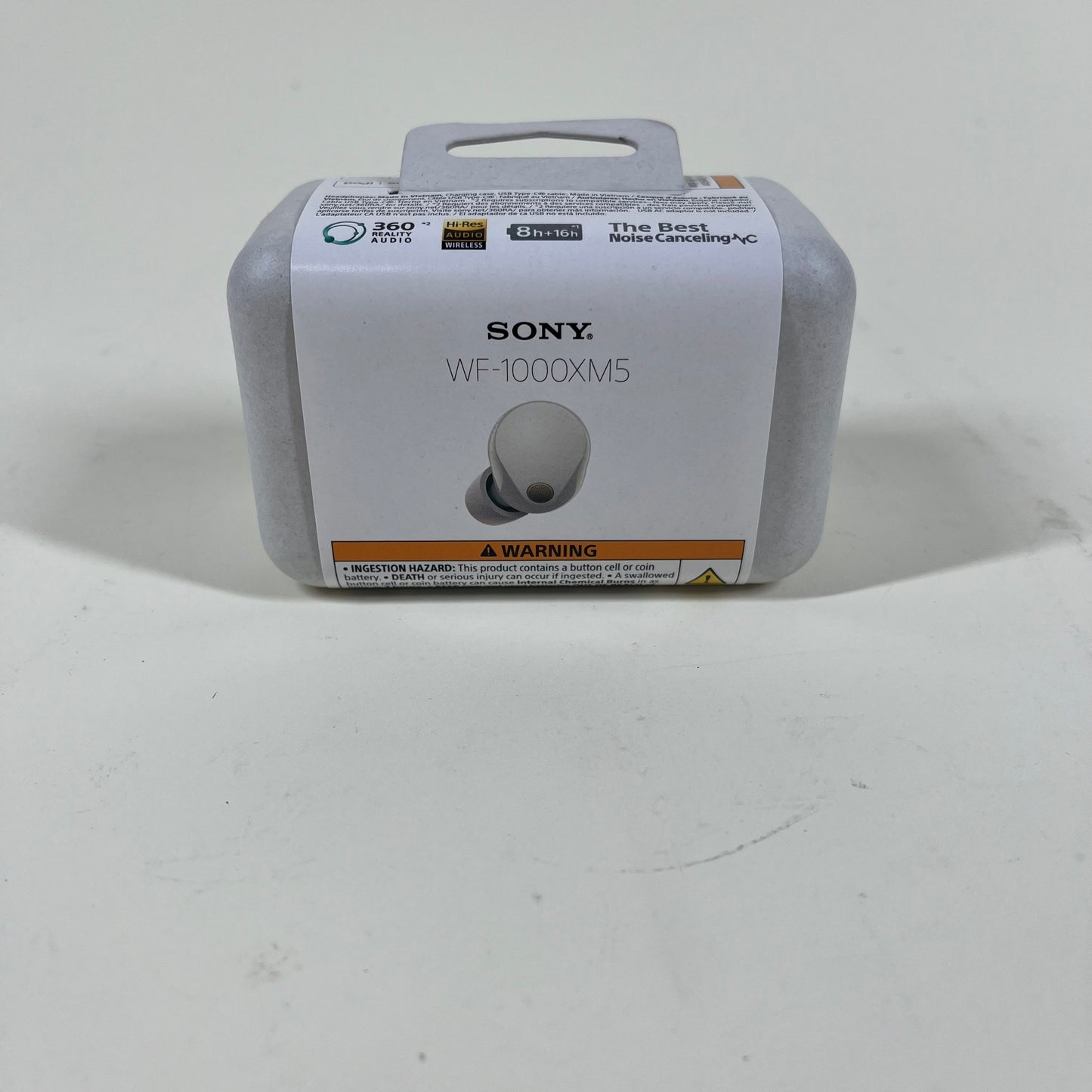 New Sony WF-1000XM5 White Truly Wireless Noise Cancelling Headphones