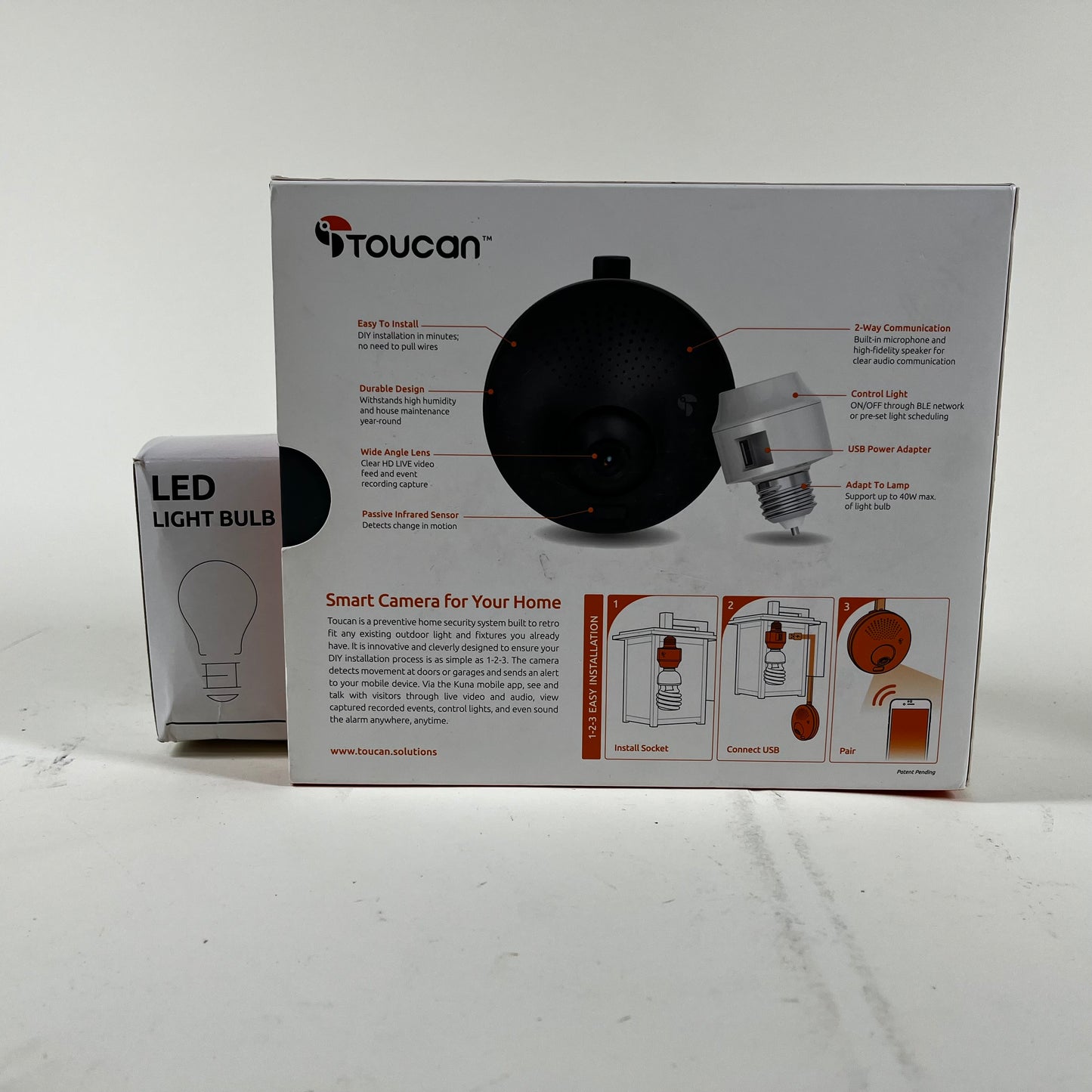 New Toucan Outdoor Surveillance Kit Security Camera TSK100KU