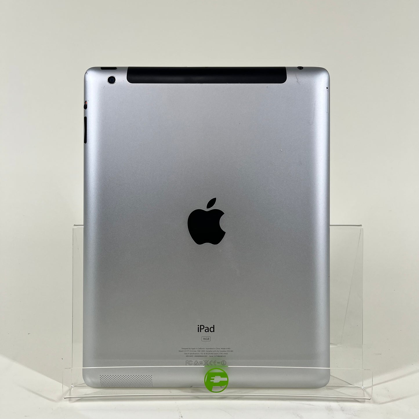 WiFi Only Apple iPad 3rd Gen 16GB 9.3.6 Silver MD363LL/A