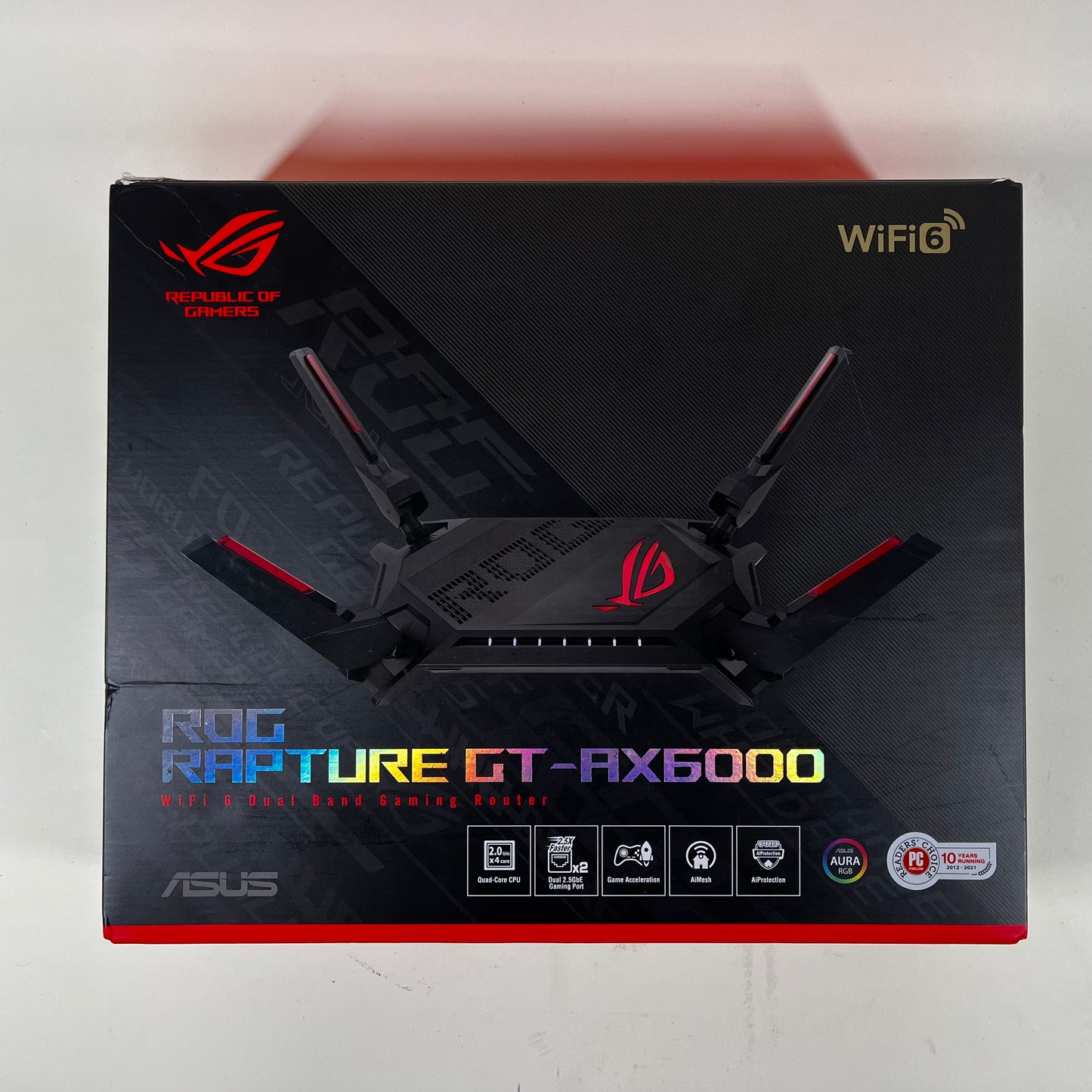 New Asus Rog Rapture gt-ax6000 Gaming Router GT-AX6000