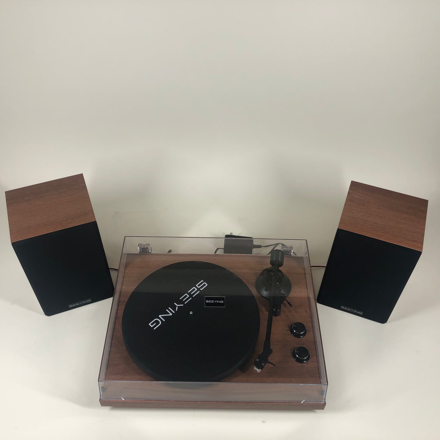 SeeYing Turntable Hi-Fi System with Speakers Speaker System M486-US