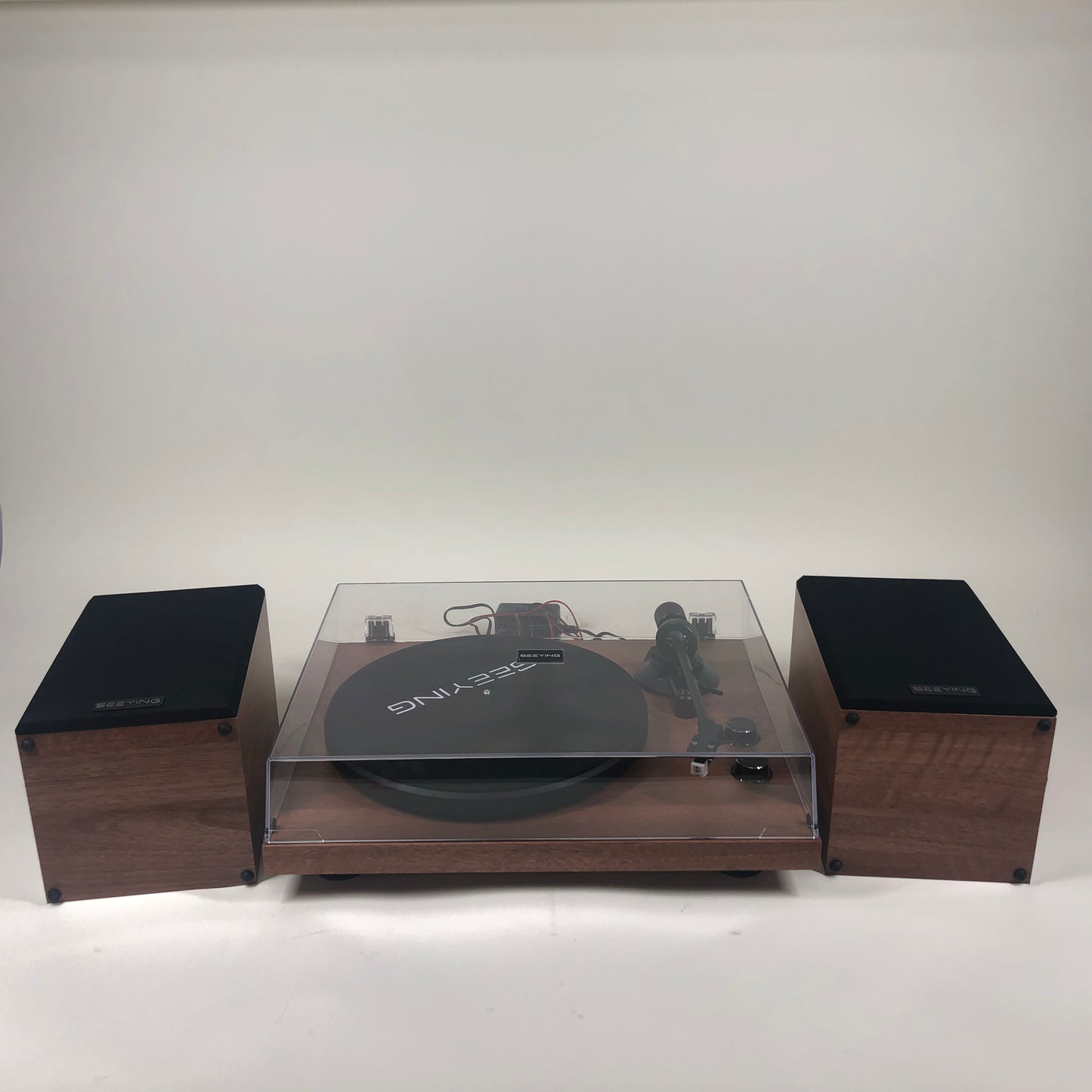 SeeYing Turntable Hi-Fi System with Speakers Speaker System M486-US