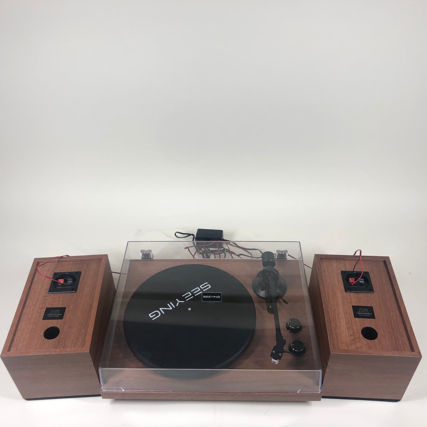 SeeYing Turntable Hi-Fi System with Speakers Speaker System M486-US