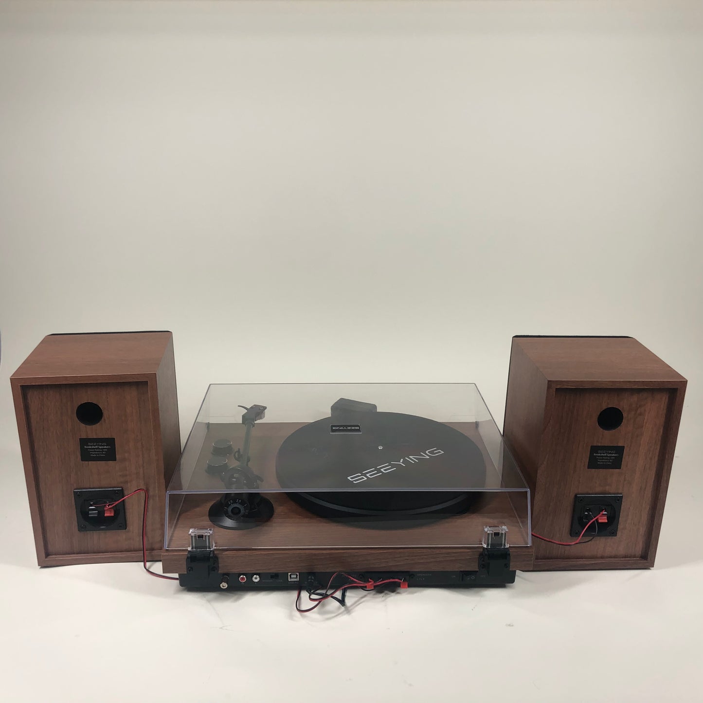 SeeYing Turntable Hi-Fi System with Speakers Speaker System M486-US