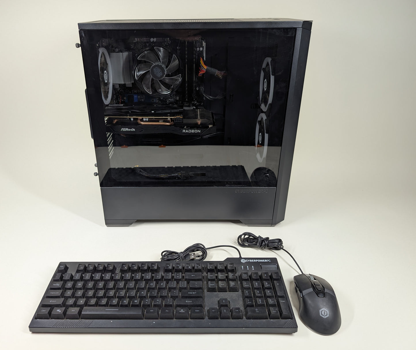 CyberPower C-Series i5-7500 3.40GHz 16GB RAM 500GB SSD ASRock Radeon RX 6600 XT