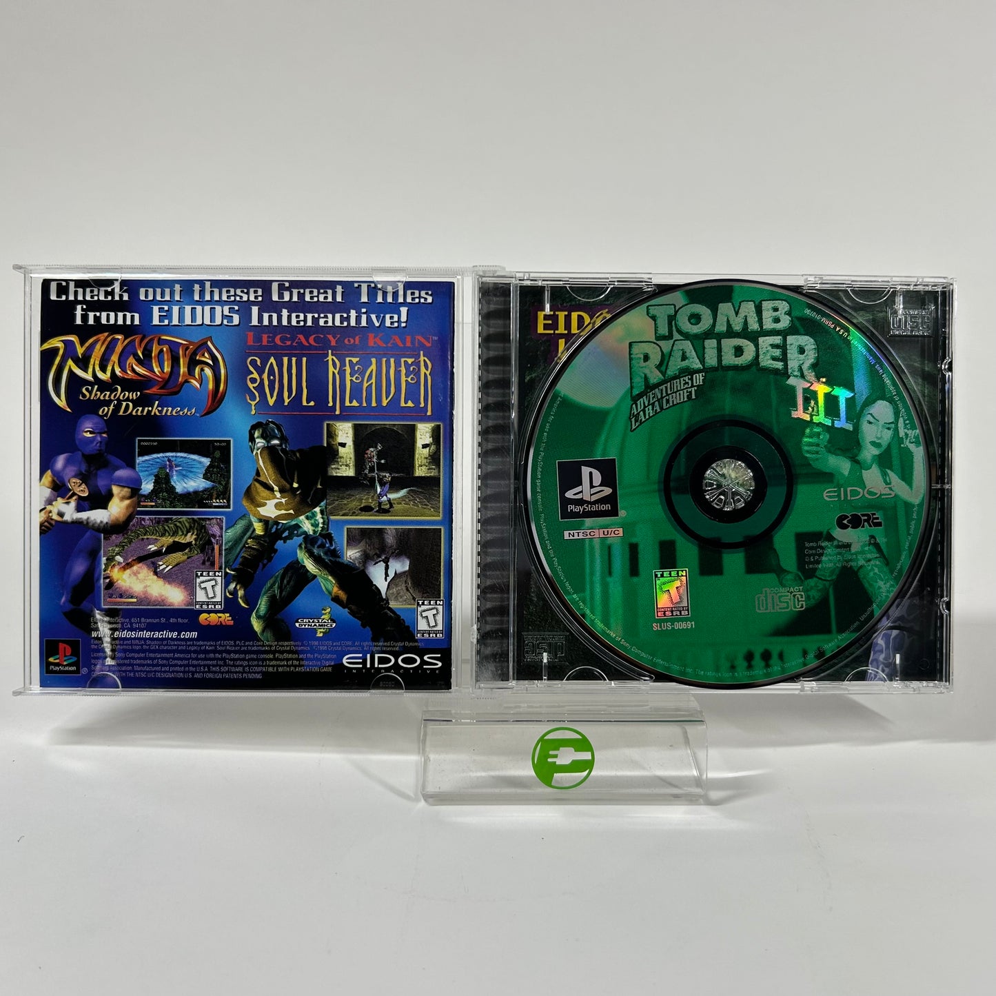 Tomb Raider III (Sony PlayStation 1 PS1, 1998)