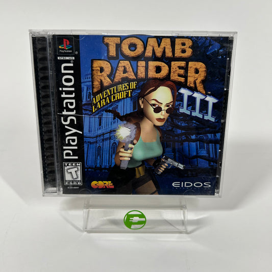 Tomb Raider III (Sony PlayStation 1 PS1, 1998)