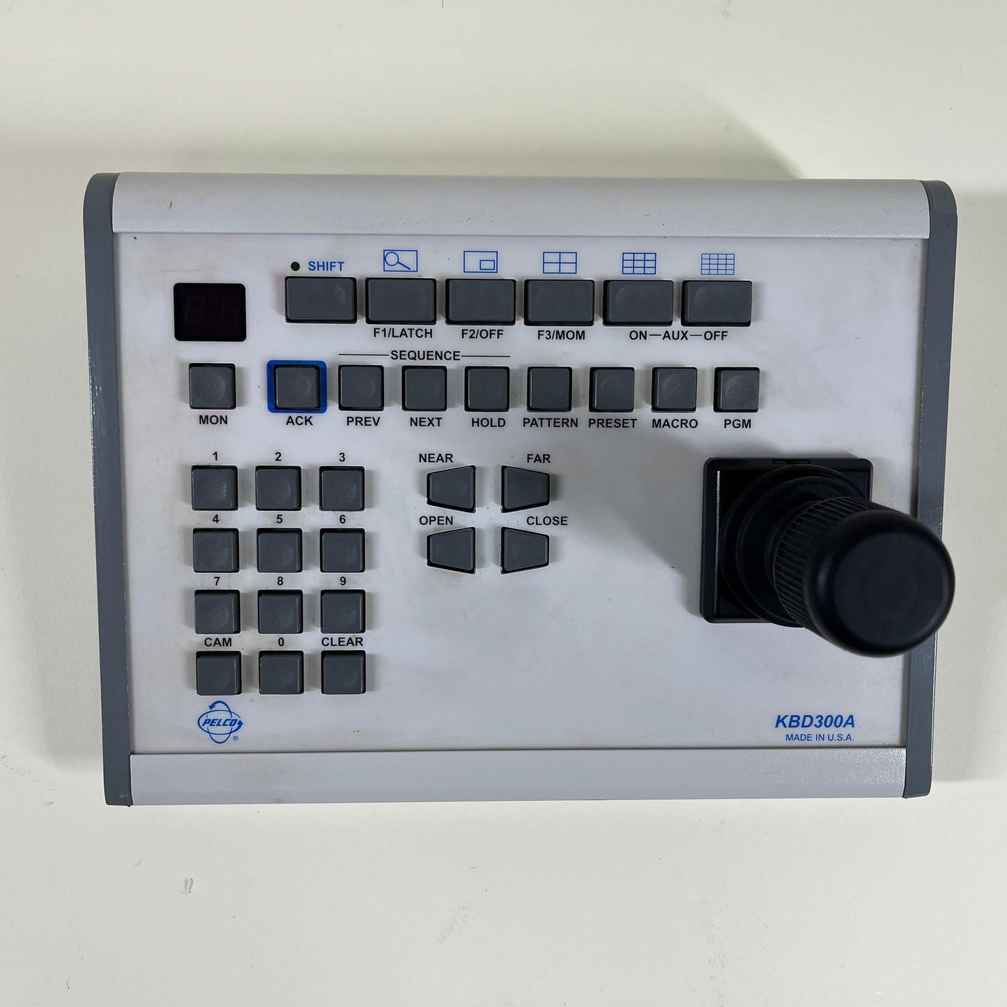 Pelco Security Camera Joystick and Keyboard PTZ Video Controller Panel KBD300A