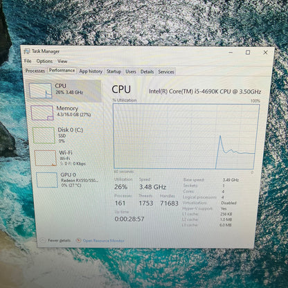 STG AUBRON i5-4690K 3.50GHz 16GB RAM 512GB SSD AMD RX 550