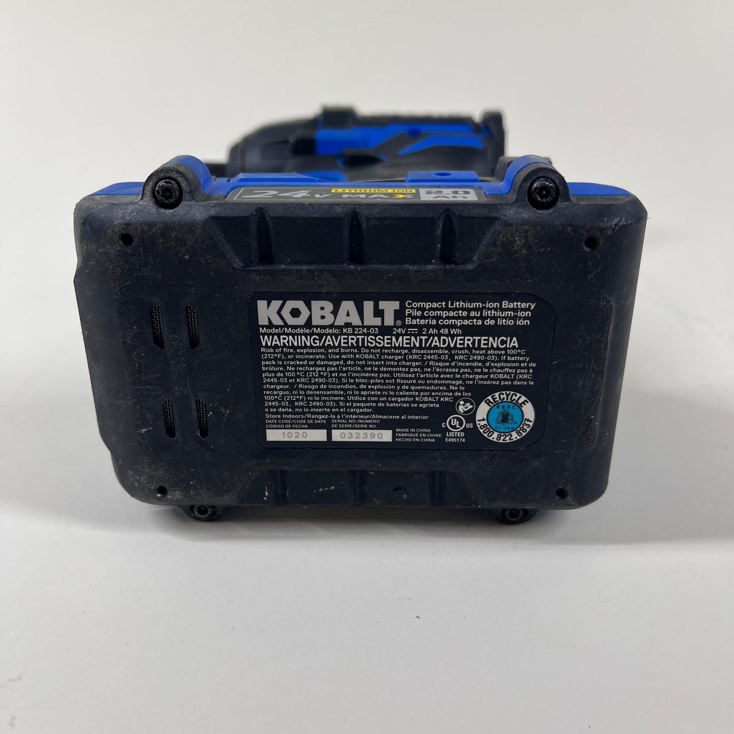 Kobalt KXID 124B-03 24v 1/4-inch Brushless Impact Driver