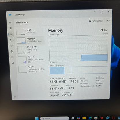 HP Victus 15-FA0033DX 15.6" i5-12450H 2.0GHz 24GB RAM 512GB SSD GeForce RTX 3050