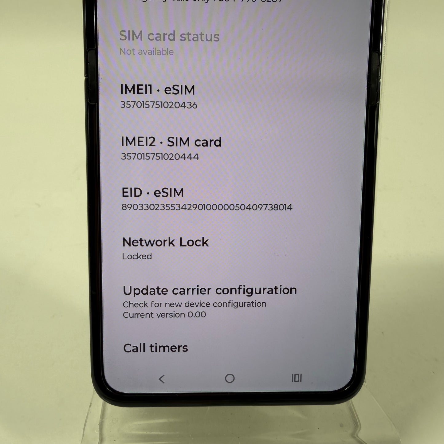 T-Mobile Motorola razr 2025 256GB 15 Blue BAD IMEI
