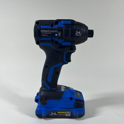 Kobalt KXID 124B-03 24v 1/4-inch Brushless Impact Driver
