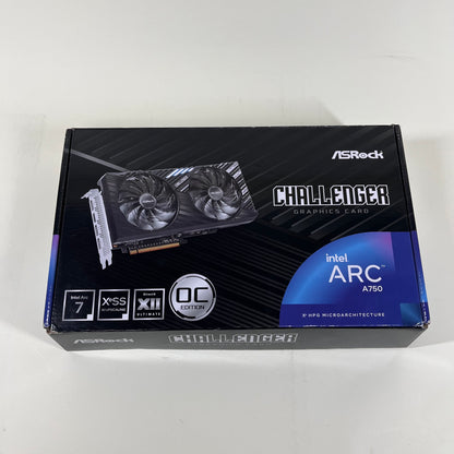 ASRock Intel A750 Challenger SE 8GB DDR6 Graphics Card CL SE 6GO