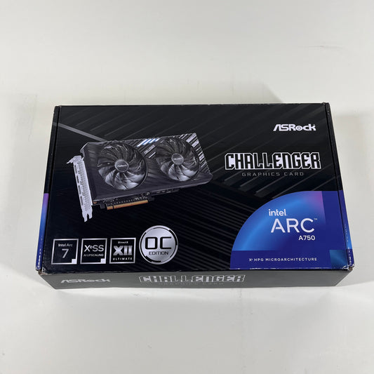 ASRock Intel A750 Challenger SE 8GB DDR6 Graphics Card CL SE 6GO