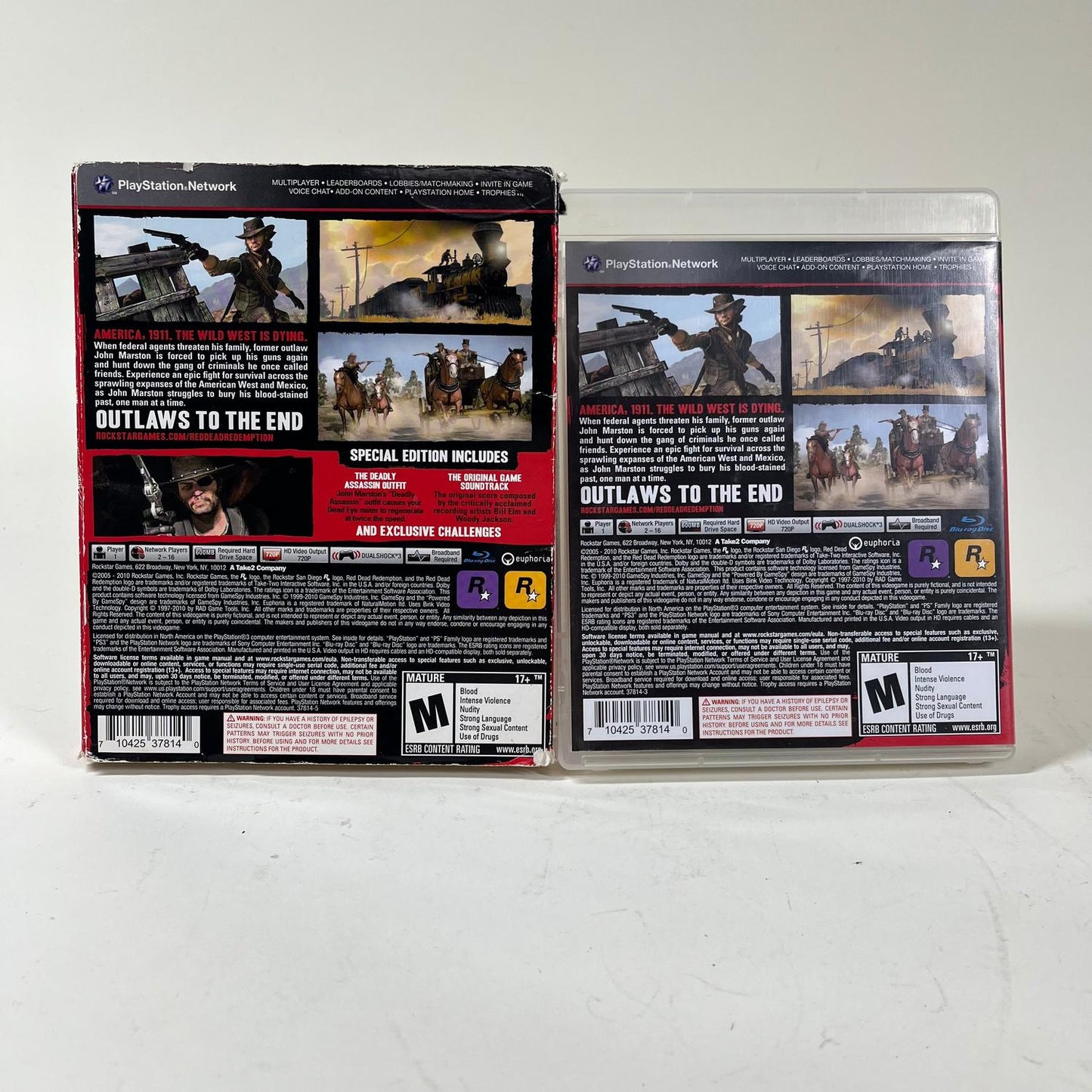 Red Dead Redemption (Sony PlayStation 3 PS3, 2010) CIB