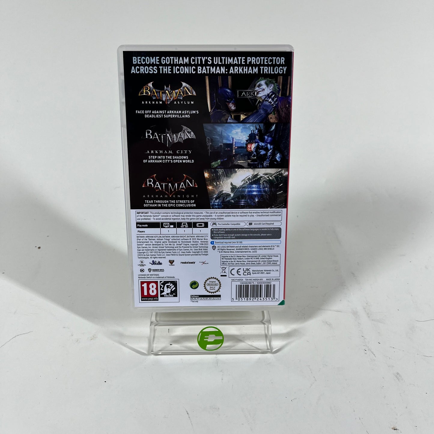 Batman: Arkham Trilogy (Nintendo Switch, 2023)