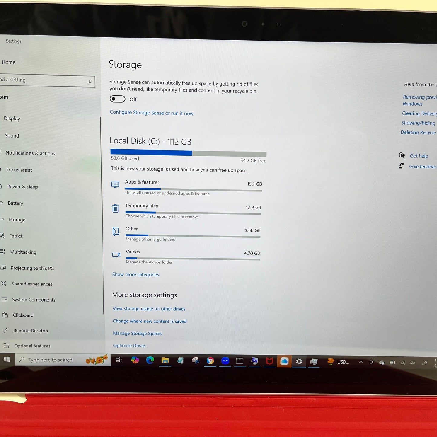 Microsoft Surface 3 1867 i5-1035G7 8GB RAM 128GB