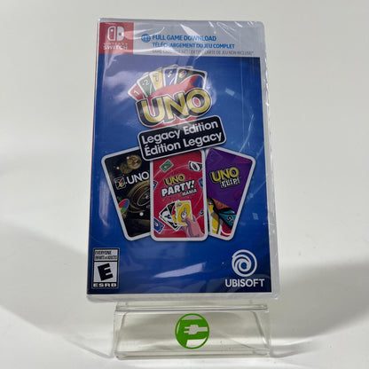 New UNO: Legacy Edition [Code In Box] (Nintendo Switch, 2024) Sealed