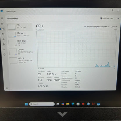 HP Victus 15-FA0033DX 15.6" i5-12450H 2.0GHz 24GB RAM 512GB SSD GeForce RTX 3050