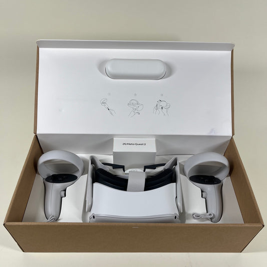 Meta Quest 2 256GB Standalone All-in-One VR Headset KW49CM Open Box