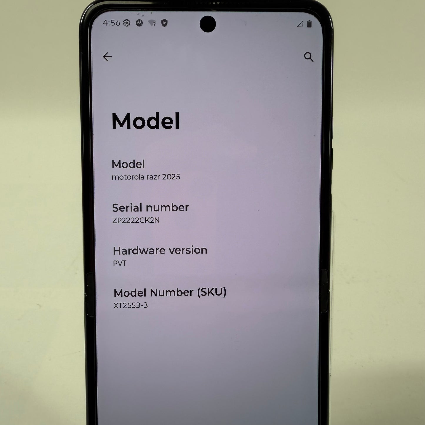 T-Mobile Motorola razr 2025 256GB 15 Blue BAD IMEI