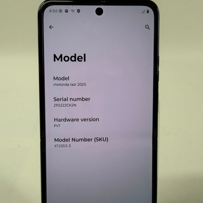 T-Mobile Motorola razr 2025 256GB 15 Blue BAD IMEI