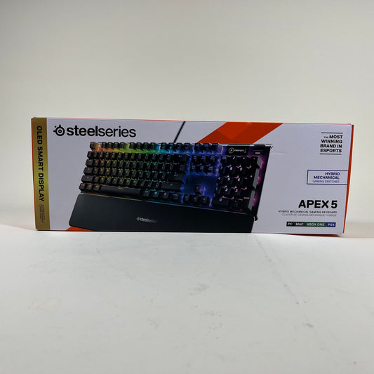 New steelseries Apex 5 Hybrid Mechanical Gaming Keyboard