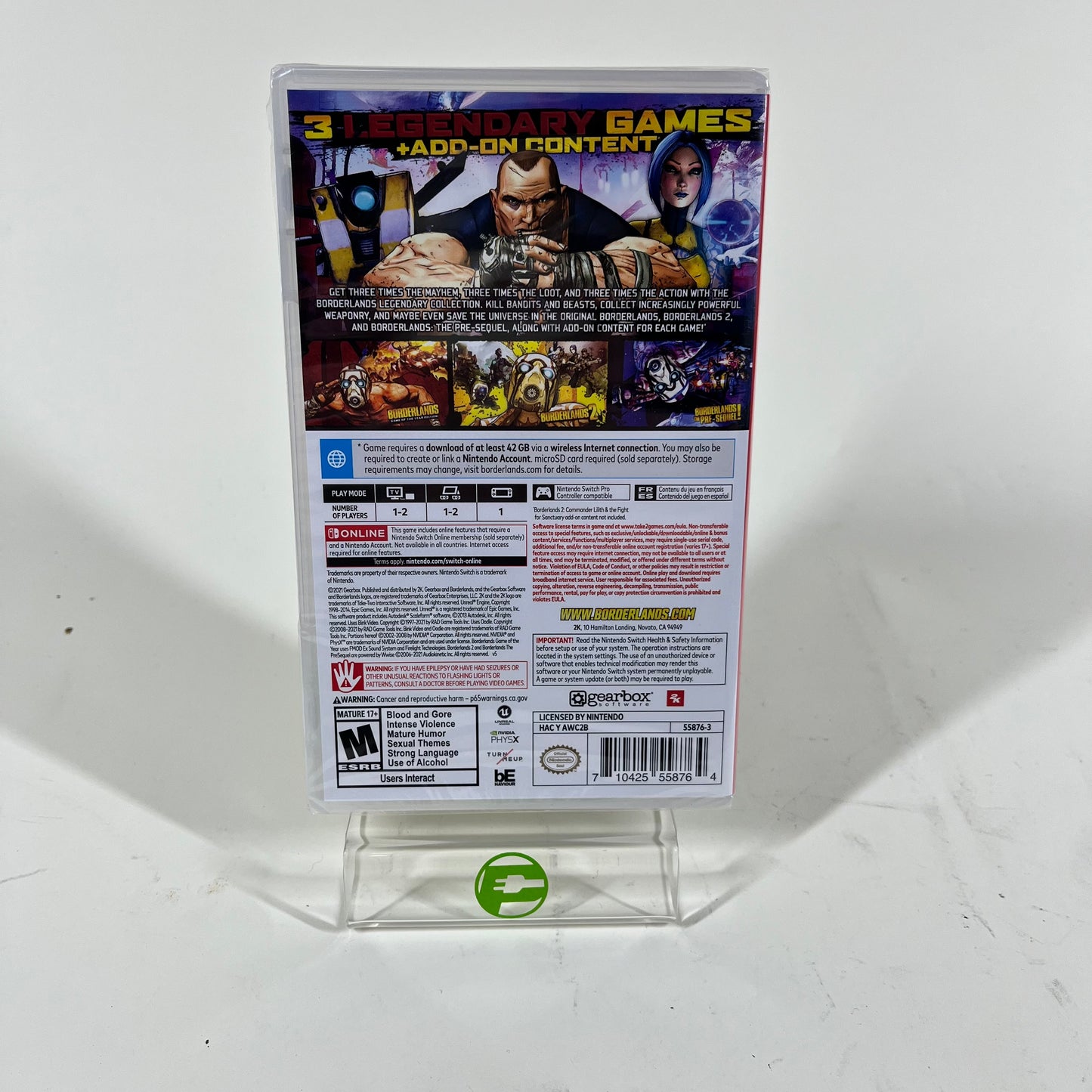 New Borderlands Legendary Collection (Nintendo Switch, 2020) Sealed