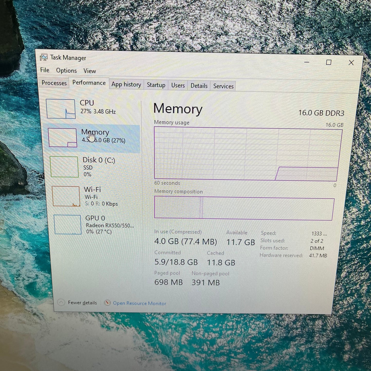 STG AUBRON i5-4690K 3.50GHz 16GB RAM 512GB SSD AMD RX 550