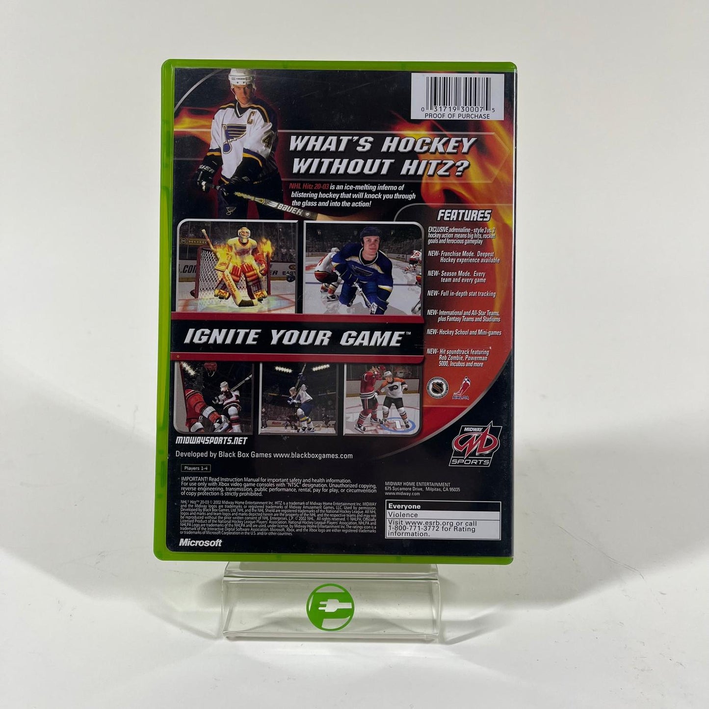 NHL Hitz 2003 (Microsoft Xbox, 2002) CIB