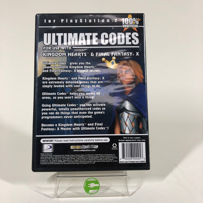 Final Fantasy X and Ultimate codes  (Sony PlayStation 2 PS2, 2001)