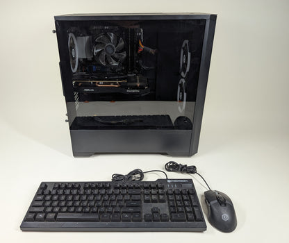 CyberPower C-Series i5-7500 3.40GHz 16GB RAM 500GB SSD ASRock Radeon RX 6600 XT